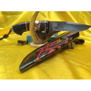 СМІЛИВИЙ ніж ручної роботи майстра студії GARAGE ART, Сталь 9ХС 57-58 HRC. Photo 2